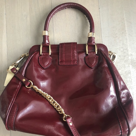 Cole Haan Leather Plum Tote - Picture 2 of 3